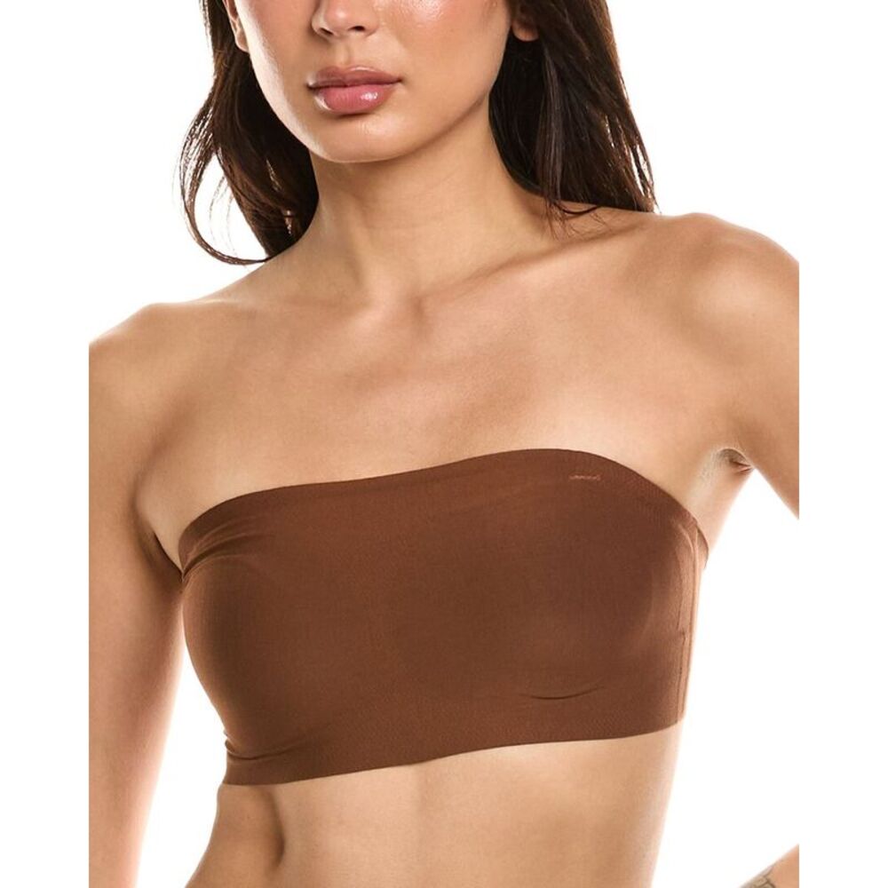 Commando® Womens Commando Strapless Bralette, Orange